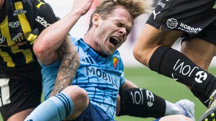 Fick huvudsmäll – klev av