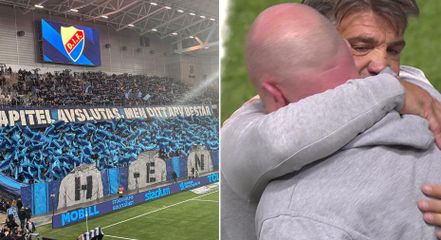 Här hyllas Djurgårdens vd med hoodie-tifo
