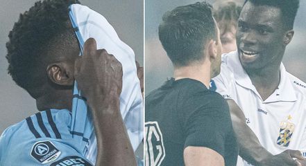 Djurgården och Blåvitt kryssade - trots Yeboahs utvisning