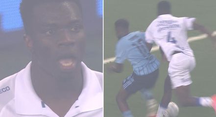 Rockson hade svårt att förstå domaren: "Det var inte rött kort"