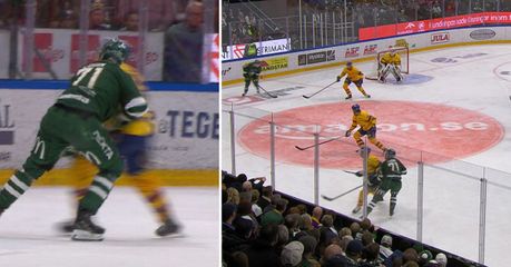 Ishockey: Matchstraff för Jesse Ylönen när Djurgården föll mot Färjestad