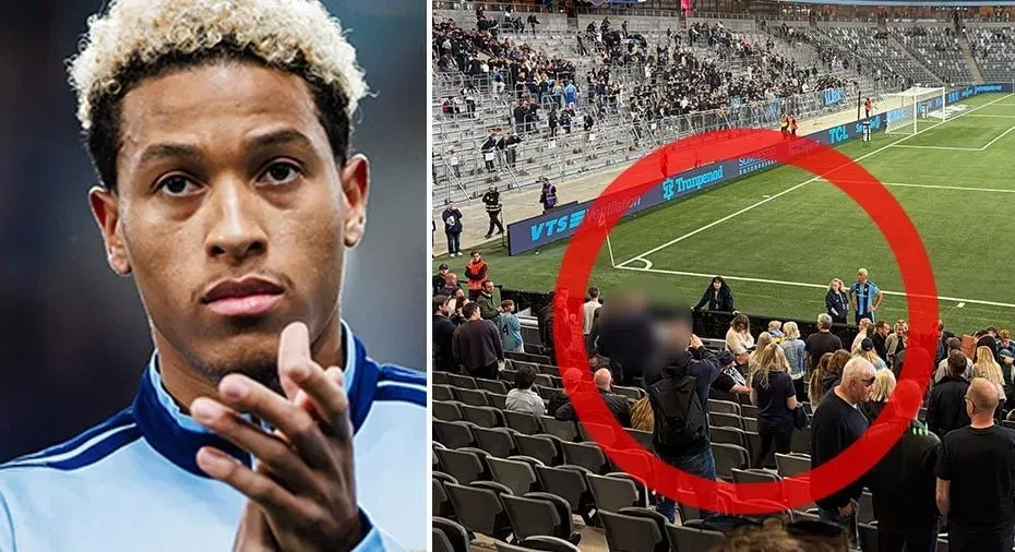 Supporter skällde ut Marques - tvingades lämna arenan